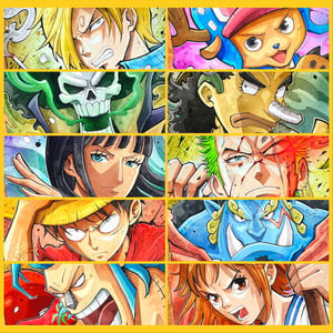 Image of  COMPLETE MUGIWARAS PACK (10 PRINTS) + 2 extra