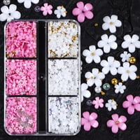 Image 1 of 6 GRIDS RESINE PETAL FLOWERS