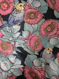 Image 3 of Mixed Up Swing top- native birds and flowers 