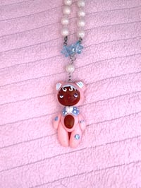Image 2 of macaron necklace - Polka