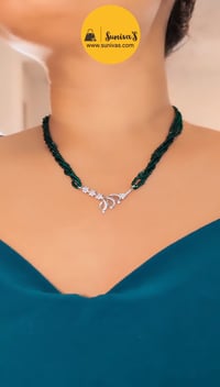 Image 2 of Gaurika - Short American Diamond Hydropotey Mangalsutra