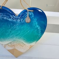 Image 4 of Beach Waves fine silver stud earrings