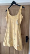 Handmade Sparkly Horse, Star, Sun & Moon Sparkly Maize Dress