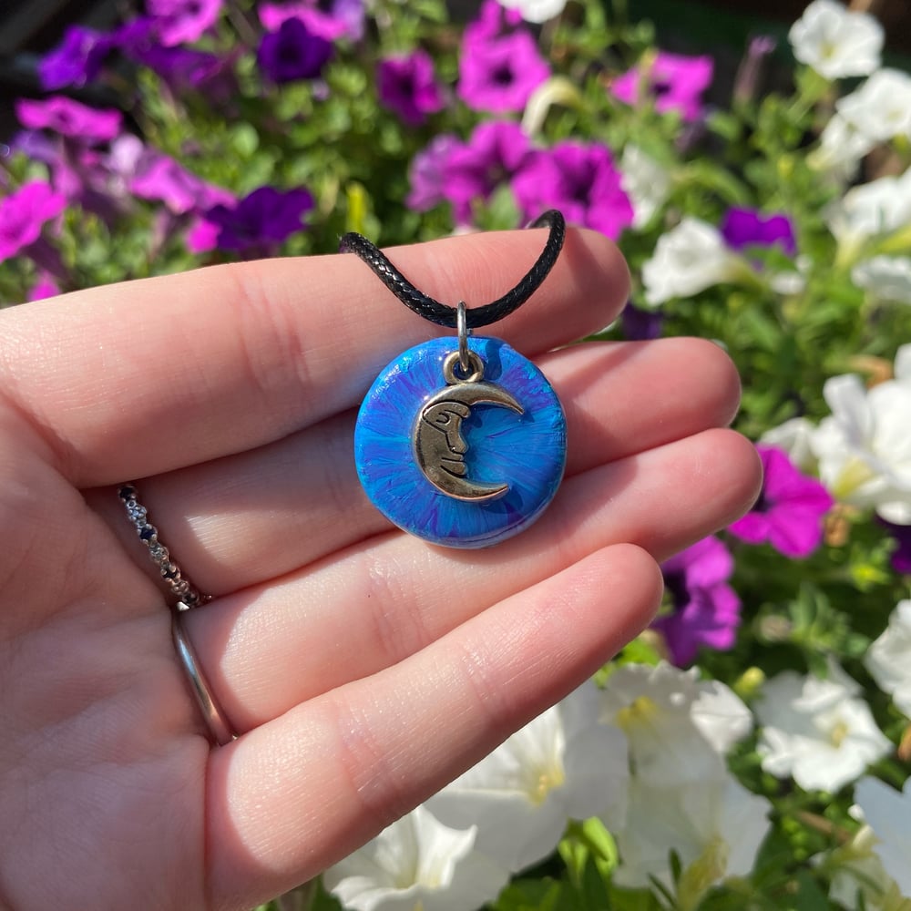 Image of little moon necklace 