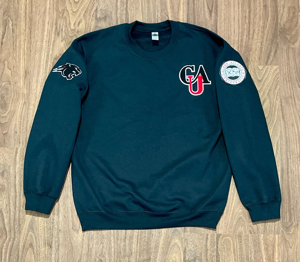 Clark Atlanta University Trilogy Patch Crewneck Sweatshirt
