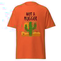 Image 2 of Unisex classic tee, Not a Hugger T-Shirt | Funny Introvert Cactus Humor Graphic Tee