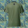 CAMO GREEN - LTC BLK/WHT CREST UNISEX V-NECK SPORTS JERSEY