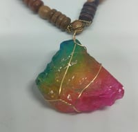 Image 3 of Rainbow Aura Necklace 