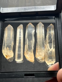 Image 3 of Golden Quartz Points Congo Africa #2733