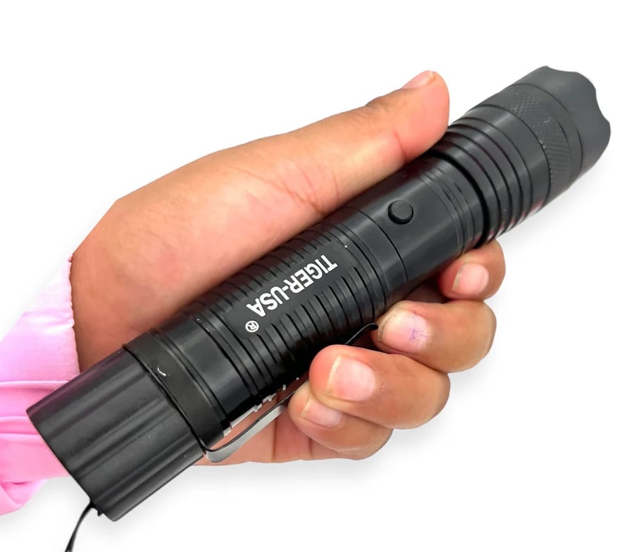 Image of V Stun Gun Flashlight (BLACK)