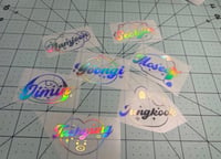 BT21 lightstick decal