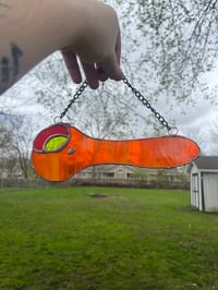 Image 4 of Stained Glass 🍃Bowl hanging (multiple)