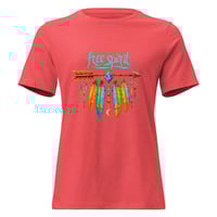 Image 5 of Women's Relaxed T-Shirt, Free Spirit Arrow & Feathers, Western Theme Tee