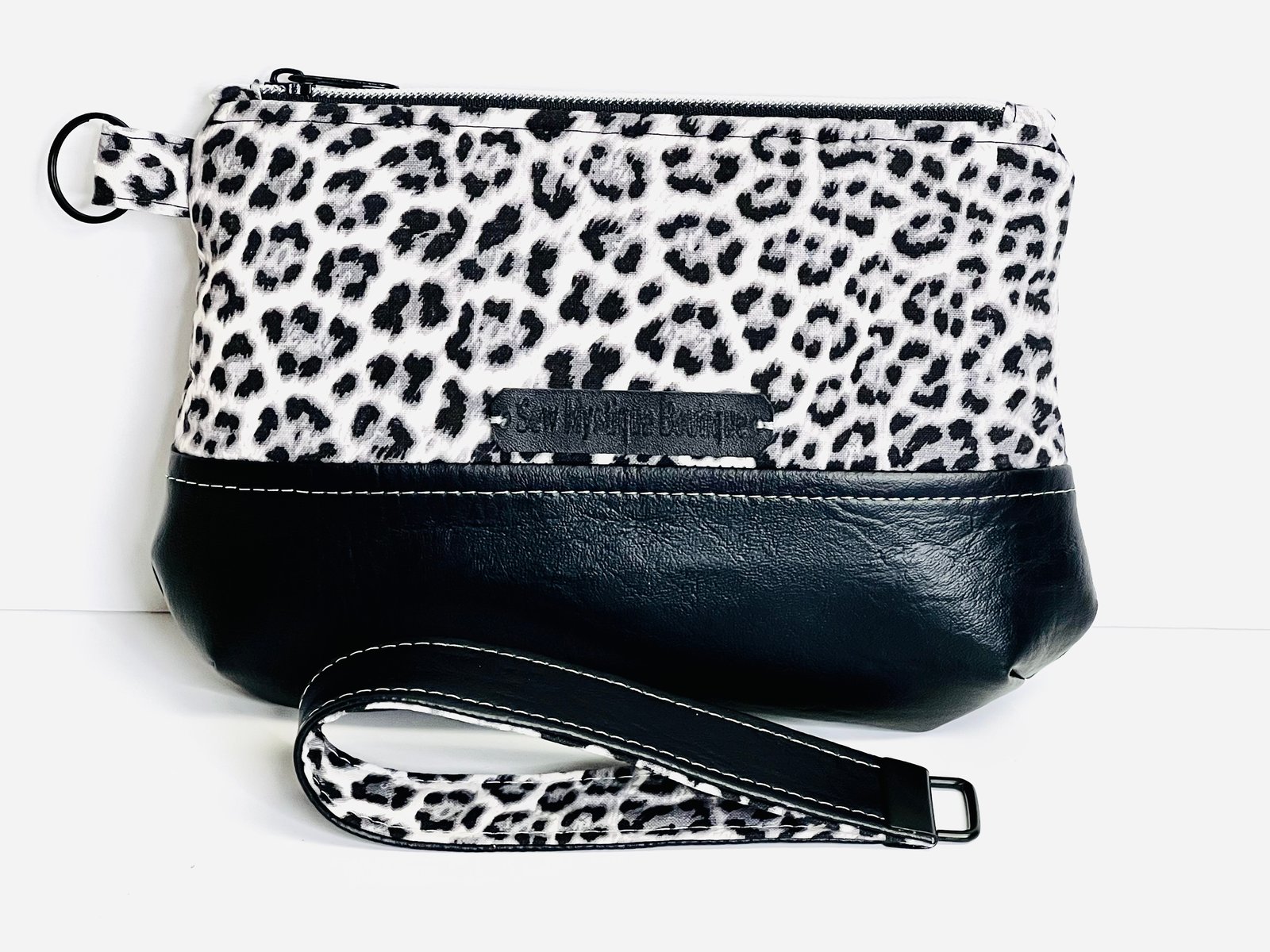 Leopard Wristlet Clutch Purse