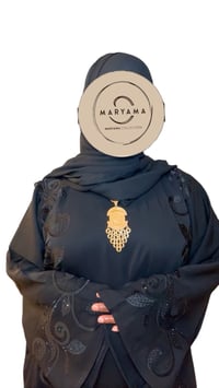 Image 1 of The glamour elegantly closed abaya 