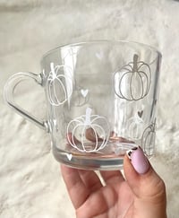 Pumpkin Glass Mug 