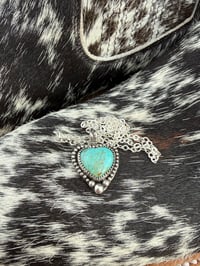 Image 1 of Kingman Heart Drop Necklace