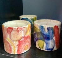 Image 1 of Hand made ceramic candles 