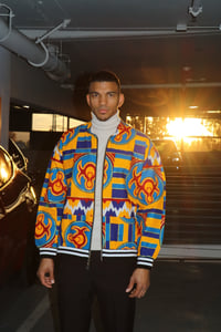 Image 4 of The Zongo Jacket- luxury kente