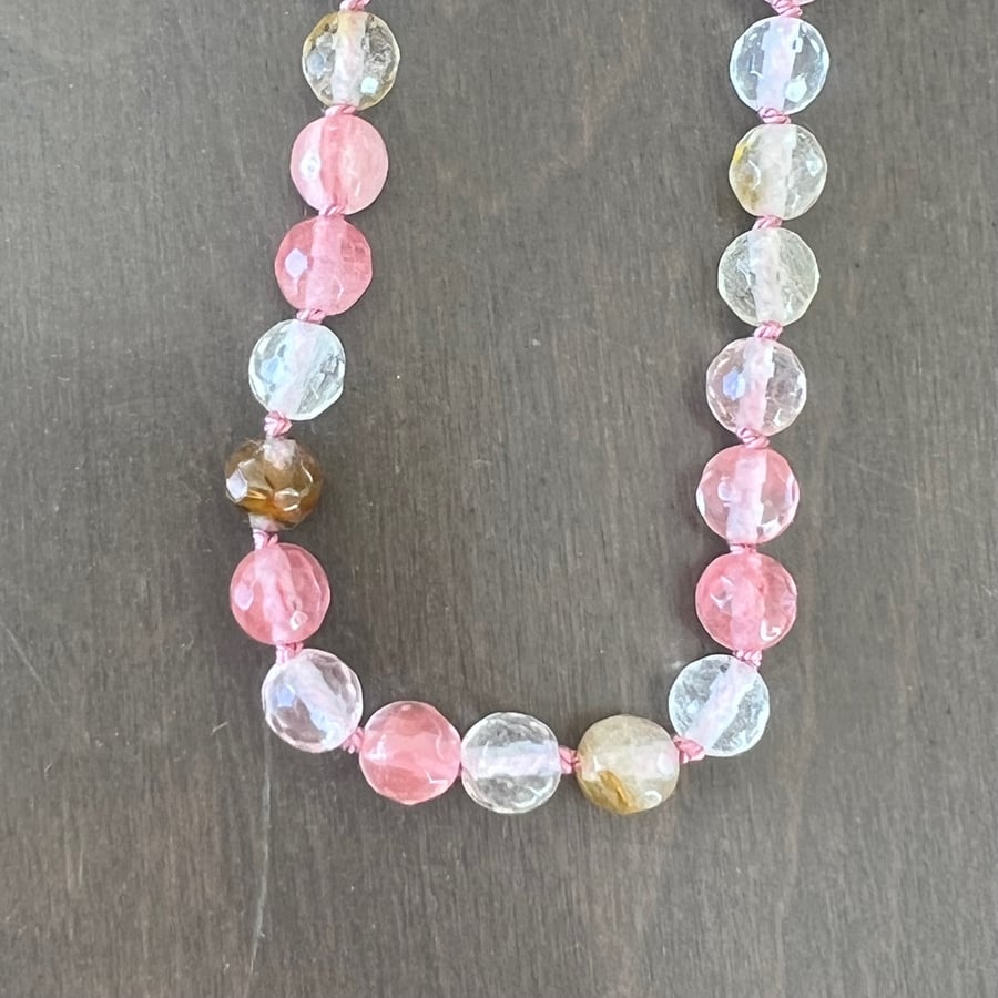 Image of Quartz Beaded Necklace