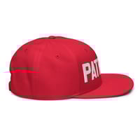 Image 7 of PATRIOT Red and White Snapback Hat from PatriotsCo.com