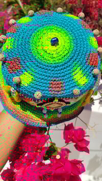 Image 4 of Happy Crochet Cosmic Cap