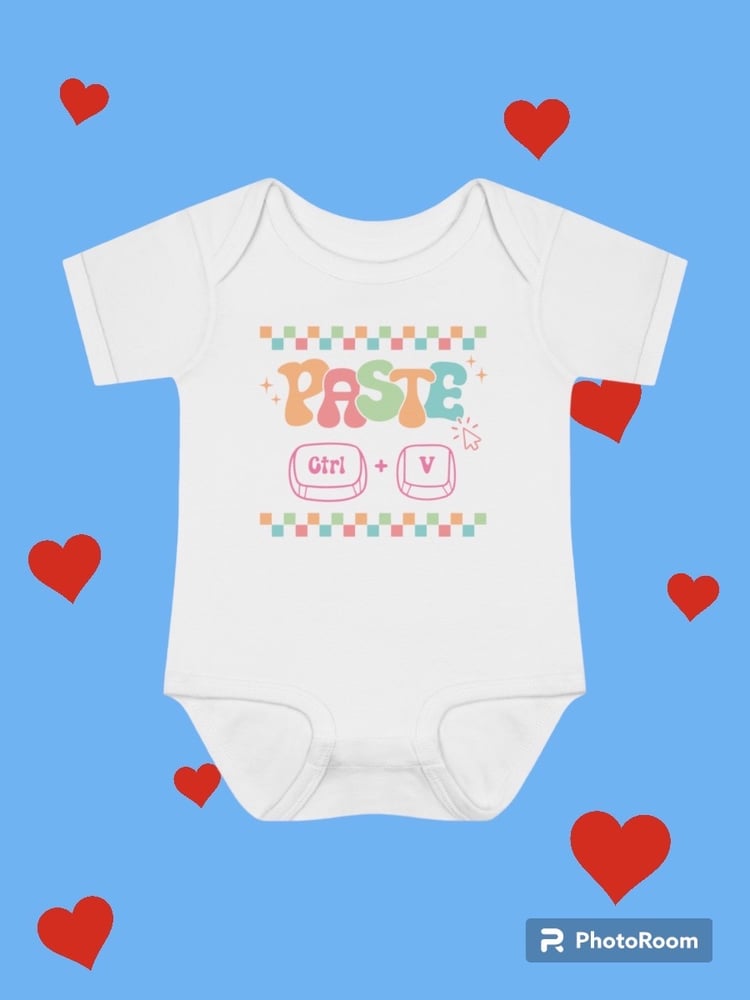 Image of Baby "Paste" Matching Bodysuit