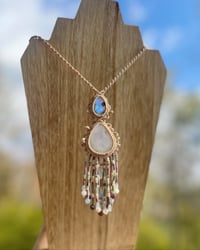 Image 1 of Double Moonstone Necklace