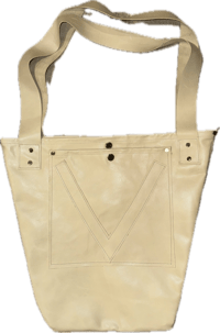 Cowhide Leather Tote Bag (Cream)