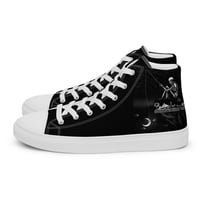 Image 2 of Men’s high top canvas shoes