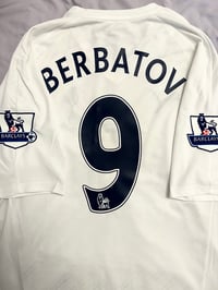 Image 1 of Tottenham Hotspur “BERBATOV 9” 2007/08 Home Shirt + PL patches (L)