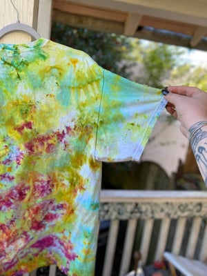 Image of XL Party At Your Own Pace Tie Dye Shirt 1