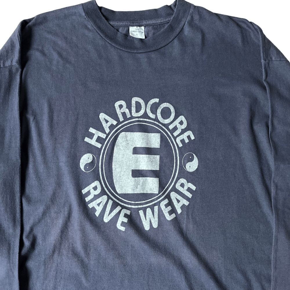 Image of Hardcore Rave Wear early 90s longsleeve T shirt: Large