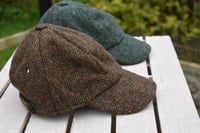 Image 1 of Irish Tweed Baseball Cap - Made by Hanna Hats of Donegal 
