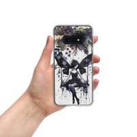 Image 8 of Dark Goth Fairy and Dark Flowers Clear Case for Samsung®