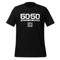 Image 1 of LOVE DC GOGO "GO-50" GOGO 50 YEARS (Anniversary Mark)  Unisex Tee (see color options)