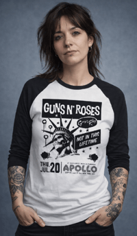 Image 1 of Camiseta Baseball M/L Guns N' Roses 