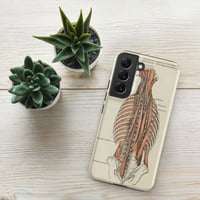 Image 10 of Antique Anatomical Drawing Spine Musculature Tough case for Samsung®