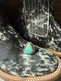 Image 4 of Sagebrush Beaded Turquoise Ring