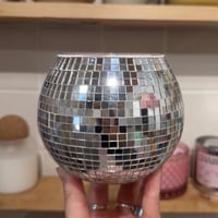 Image 1 of custom disco ball candle