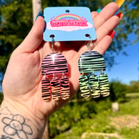 Image 3 of Mis-Match Rainbow Zebra Jollies 