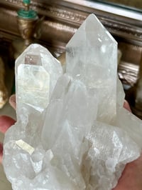 Image 4 of Clear Quartz Points Cluster Display Piece #2598