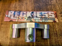 Image 3 of Honda Ruckus Honeycomb Adjustable Billet CNC Handlebar with Clip On Bars