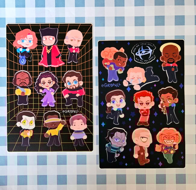 Trek Sticker Sheets