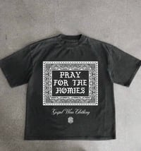 Image 1 of Pray For The Homies Bandanna Shirt