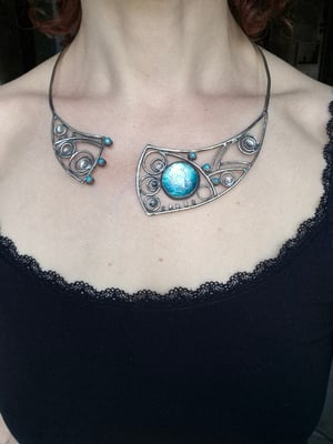 Blue necklace 