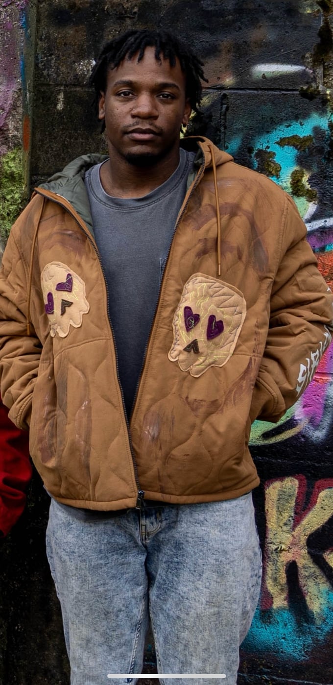 Image of Sugar Skull jacket Brown 🕯️☠️