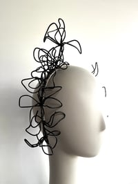 Image 2 of Black  wired flowers 