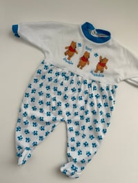 Image 1 of Vtg Pooh romper