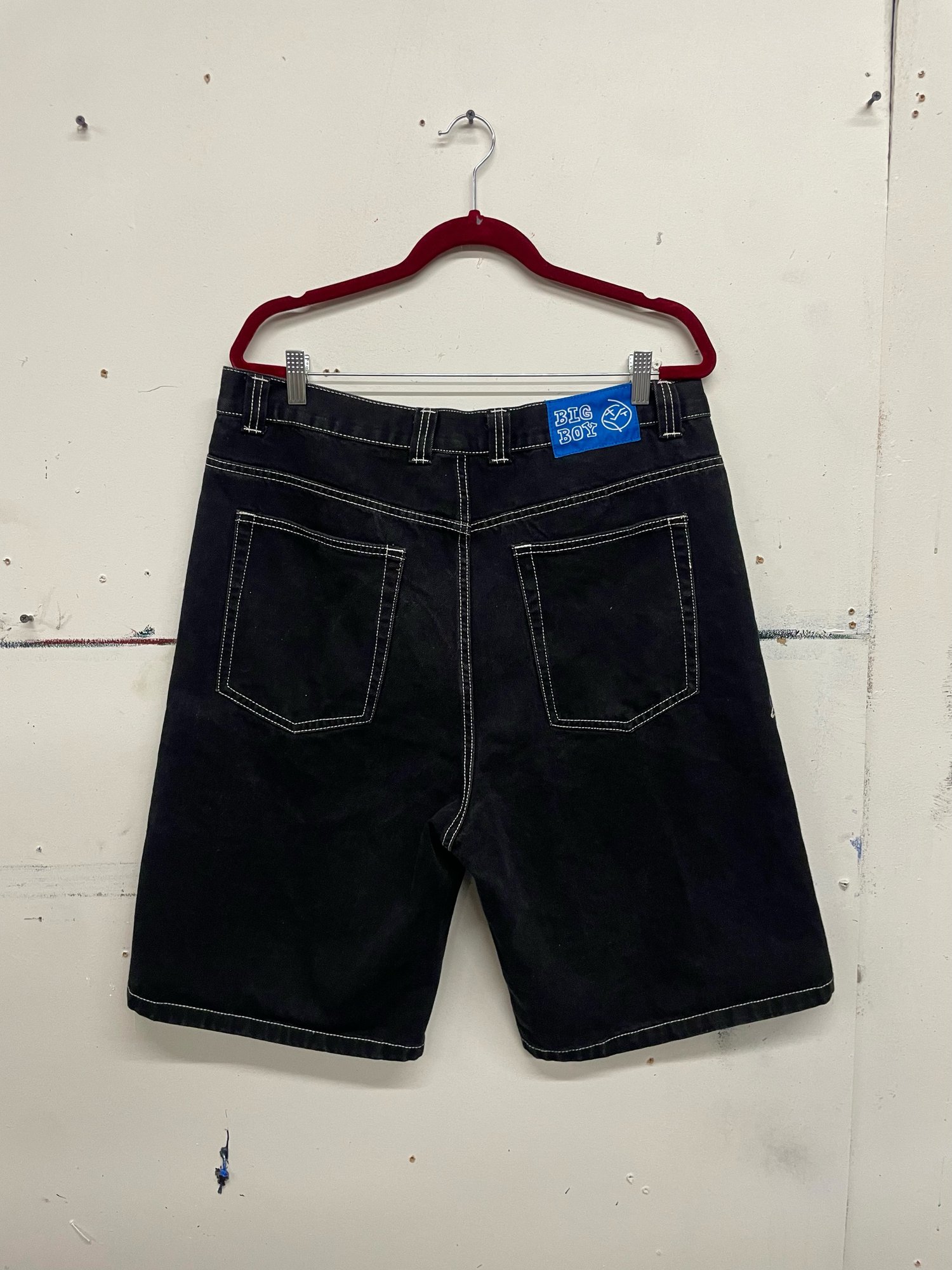 Image of Big boy bigger problems denim shorts 1/1